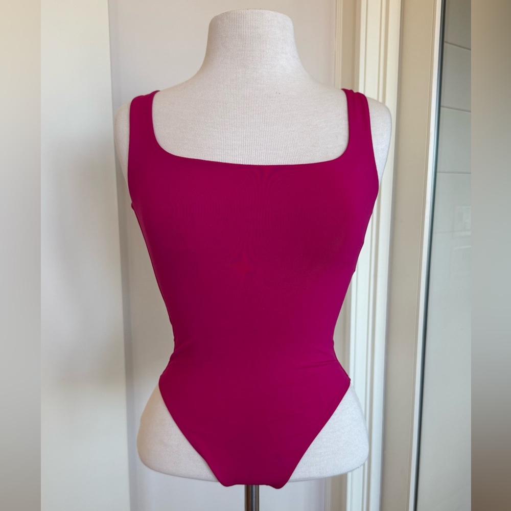 Aritzia Babaton Pink Bodysuit